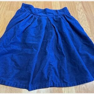 Vintage Honors Blue Corduroy Skirt girls 14